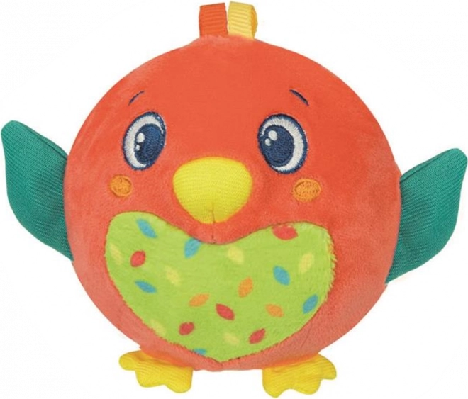 Balle en peluche petit dragon avec hochet CLEMENTONI Baby