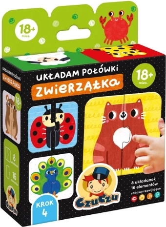 CzuCzu J’assemble les moitiés d’animaux – premiers puzzles