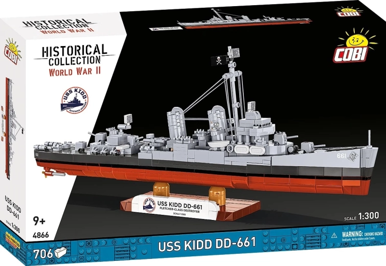 Maquette COBI USS Kidd (DD-661)