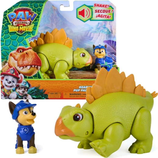 Spin Master Pat’ Patrouille Dinos : Chase avec stégosaure interactif (10 cm)