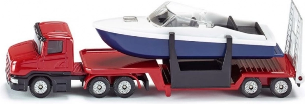 Ensemble caravane et bateau