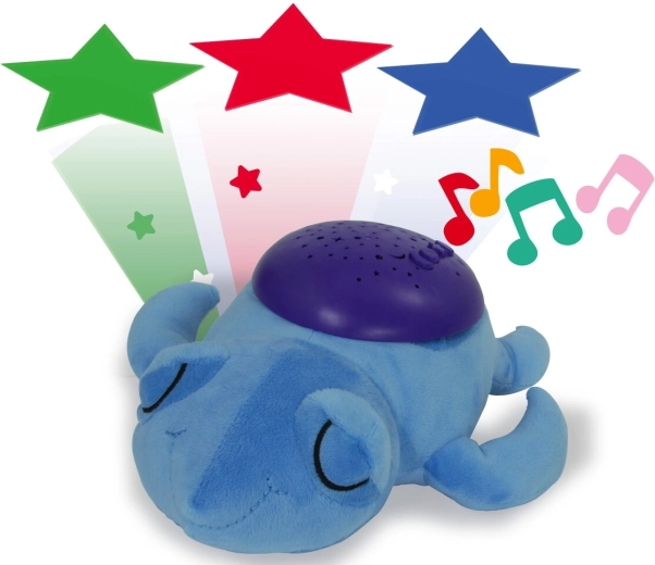 Jamara veilleuse LED avec projecteur et mélodies Dreamy Turtle, bleue - 1 pièce