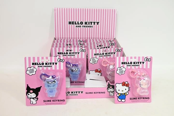 Porte-clés Hello Kitty avec slime (2 variantes)