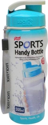 Bouteille d’eau en plastique 500 ml bleue