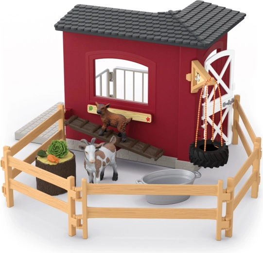 Enclos pour chèvres SCHLEICH Farm World – set de jeu pour enfants