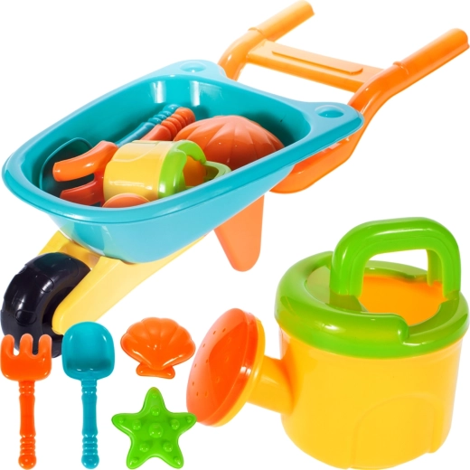 Brouette avec accessoires pour le sable