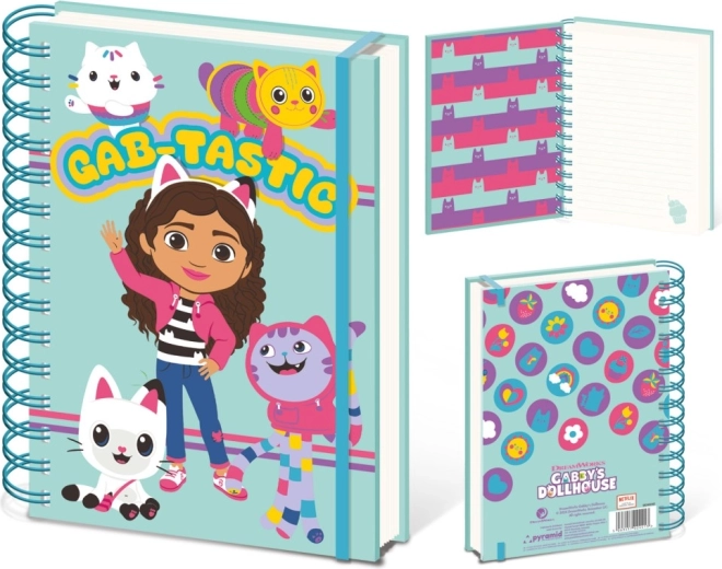 Gabby carnet à anneaux A5 La Maison magique de Gabby