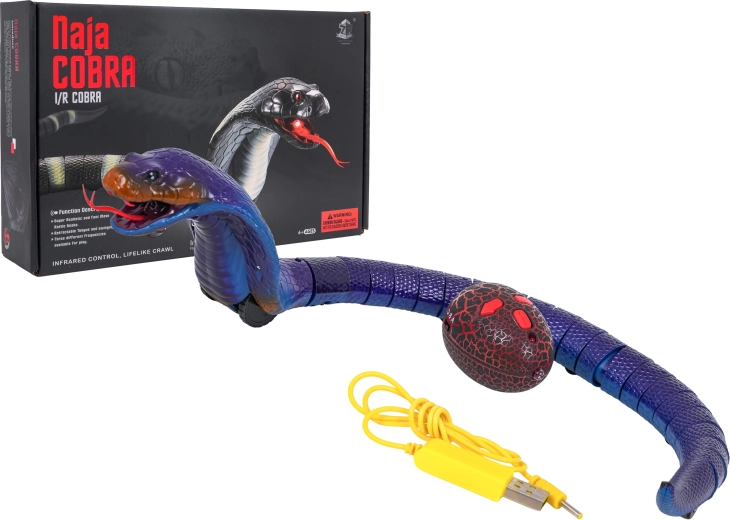 Serpent RC COBRA avec mouvement réaliste et LED