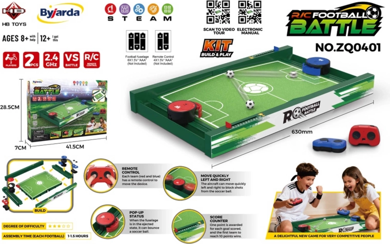 Jeu de football de table télécommandé