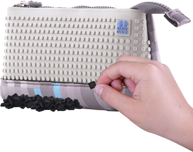 Grande trousse Pixie Crew gris-bleu