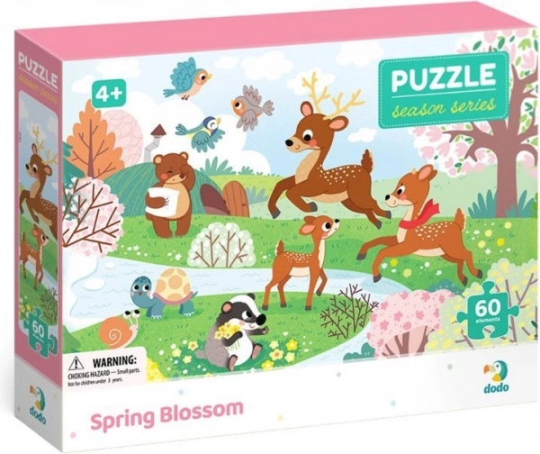 DODO puzzle saisons – le printemps en fleurs, 60 pièces