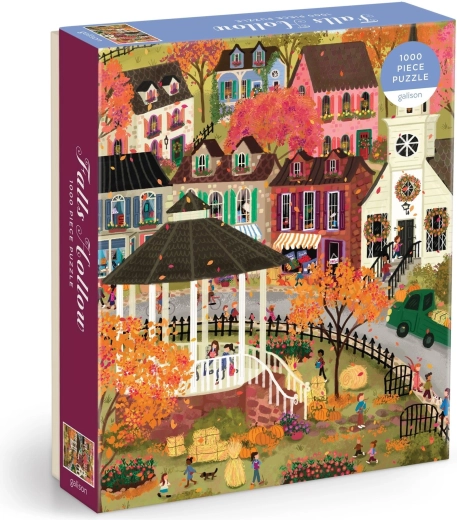 Puzzle GALISON Petite ville d’automne – 1000 pièces