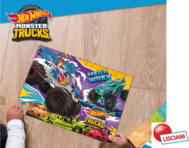 Puzzle Hot Wheels de 48 pièces, 35 × 25 cm