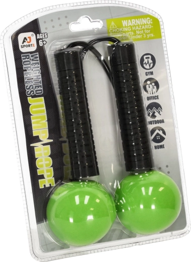 Corde à sauter sans fil avec balles pour entraînement cardio