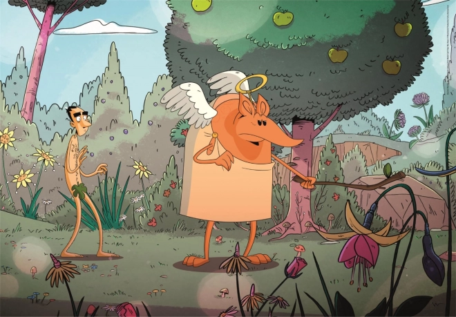 Puzzle CLEMENTONI Netflix Ce monde ne me rendra pas (Zerocalcare II) 1000 pièces