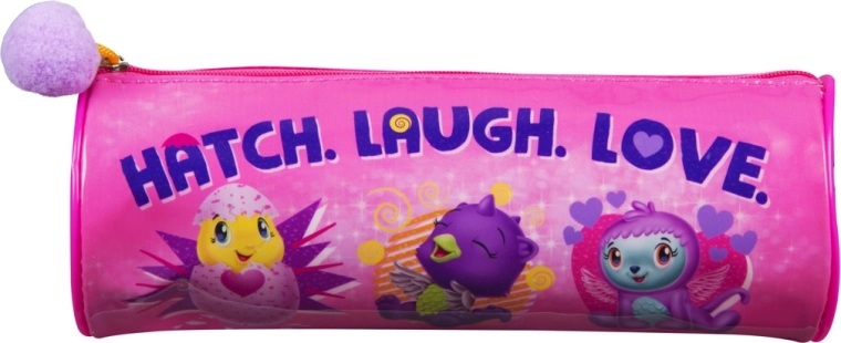 Trousse ovale zippée avec pompon Hatchimals