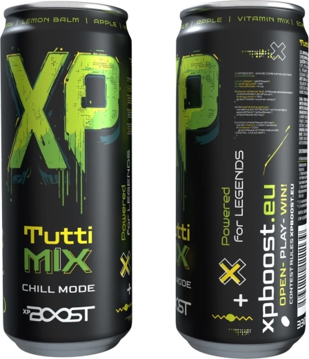 Boisson XP BOOST pour enfants – boisson fruitée aux herbes Tutti mix 330 ml
