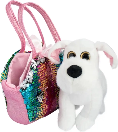Set Blanco – peluche et sac à sequins magiques