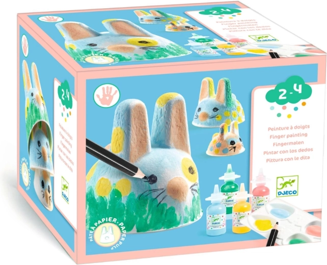 Djeco peinture au doigt lapins