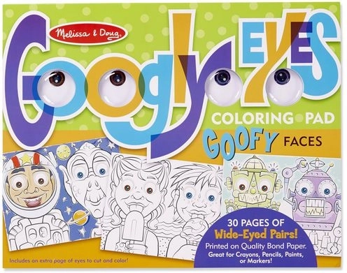 Livre de coloriage avec des yeux de personnage