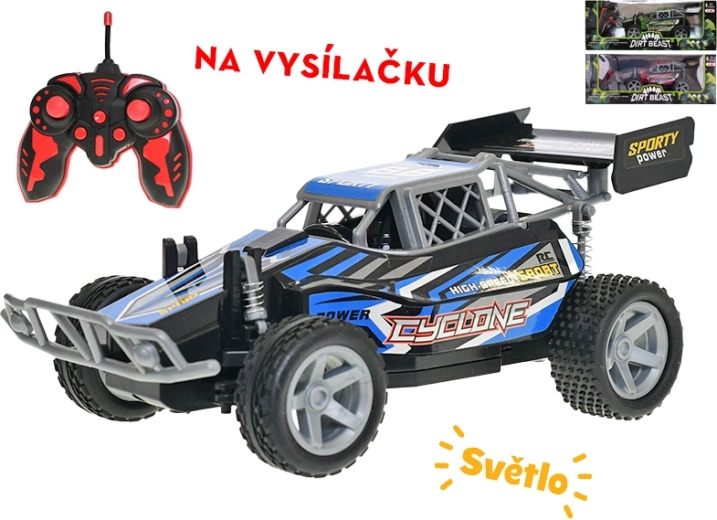 Buggy tout-terrain RC 25 cm avec commande complète et effets lumineux