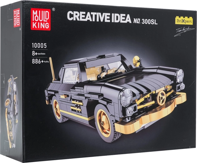 Maquette de voiture rétro de 886 pièces