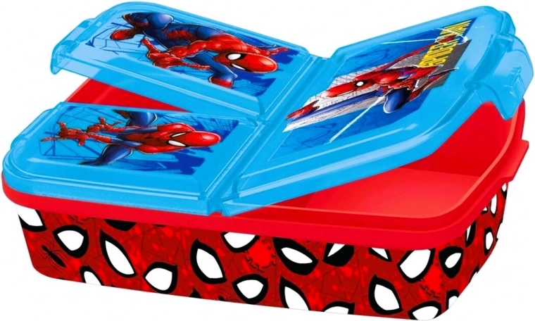 Boîte à goûter à compartiments multiples Spider-Man