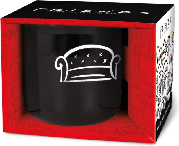 Mug Friends noir 410 ml
