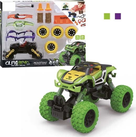 Kit de voiture de course à assembler avec propulsion 4WD à l’échelle 1:32