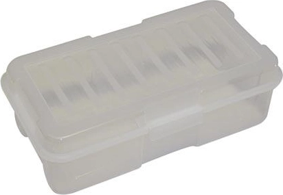 Boîte de rangement avec fermeture à clips 5,6 l, plastique, assortiment de couleurs