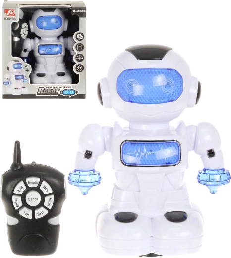 Robot RC télécommandé 22 cm avec lumière et son