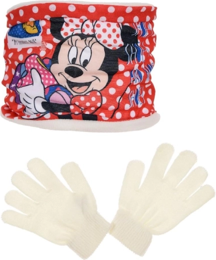 Tour de cou et gants Minnie