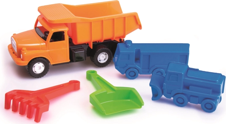 DINO Tatra 148 benne basculante orange, set de sable