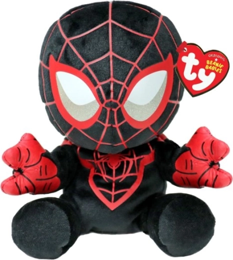 Peluche Ty Marvel Miles Morales 15 cm - 1 pièce