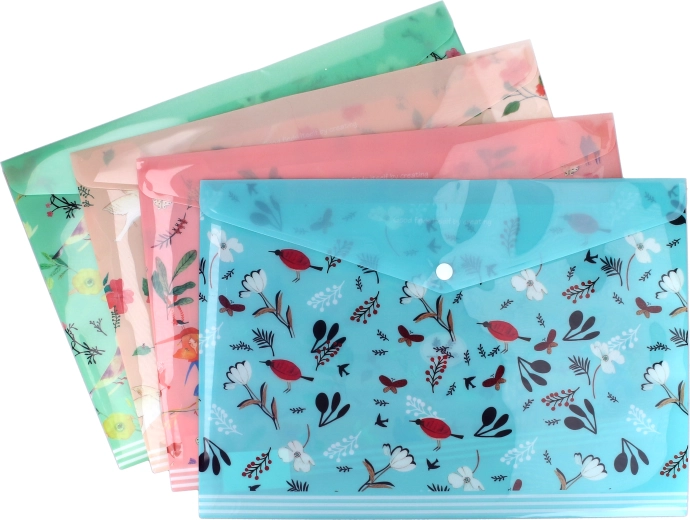 Chemise à pression 26 × 36 cm Fleurie