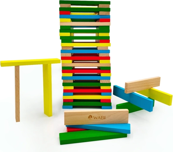 Plaquettes de construction en bois WABI Planks 12 cm, 200 pcs