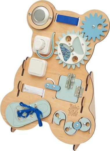 BusyKids tableau d’activités Montessori Ours en peluche