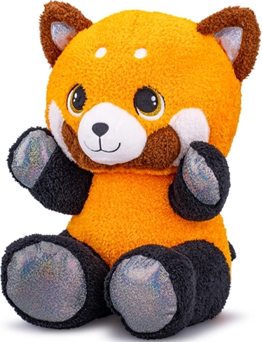 Panda roux en peluche assis 16,5 cm