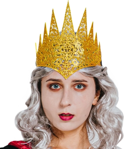 Couronne royale dorée pour enfants