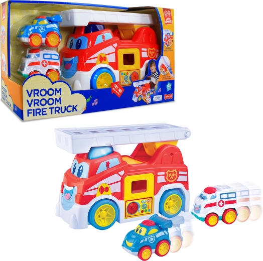 Camion de pompiers avec lumières et sons HAP-P-KID