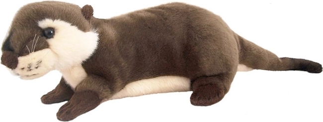 Loutre européenne en peluche 30 cm