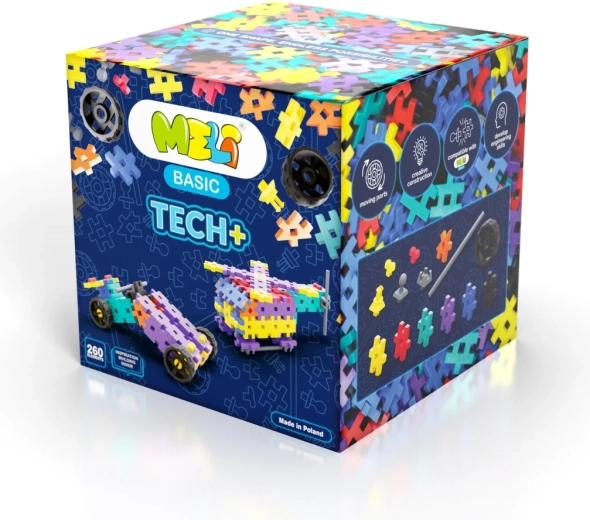 Meli Basic Tech+ kit de construction 260 pièces pour enfants 3+