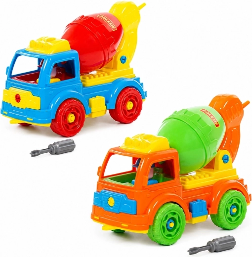 Bétonnière pour enfants démontable avec tournevis (29 pièces) - 1 pièce