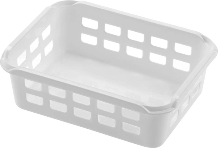 Panier de rangement en plastique HEIDRUN 18,5 × 14 × 6 cm, assortiment de couleurs