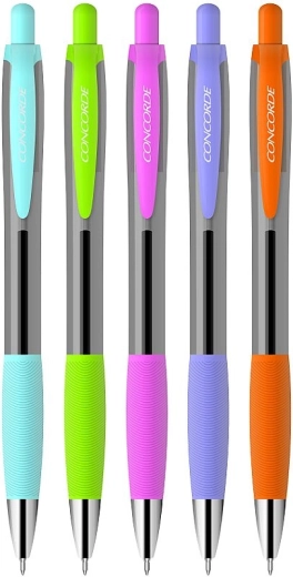 Stylo à bille Concorde Linda couleurs pastel 0,7 mm