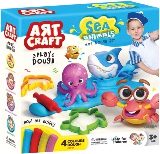 Art Craft kit de modelage animaux marins 200 g