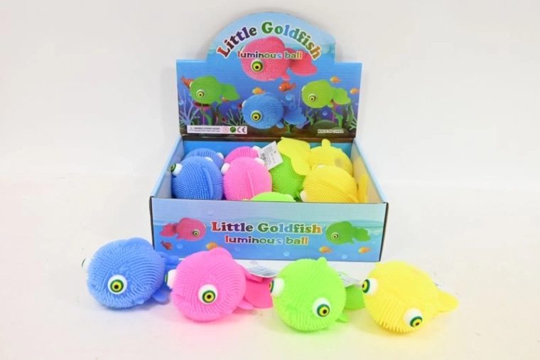 Poisson lumineux en présentoir de vente (12 pcs)