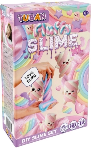 Kit DIY pour fabriquer un slime fluffy XL