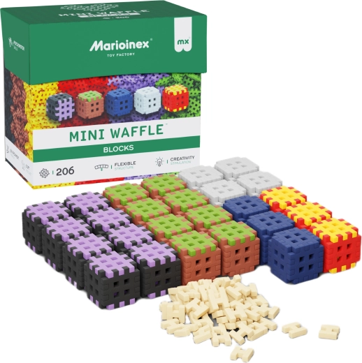Jeu de construction Mini Waffle Blocks 206 pcs MARIOINEX