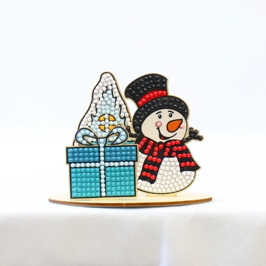 2Kids Toys peinture diamant avec support bonhomme de neige de Noël